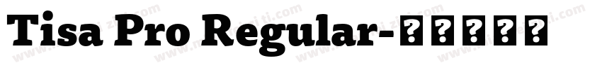 Tisa Pro Regular字体转换